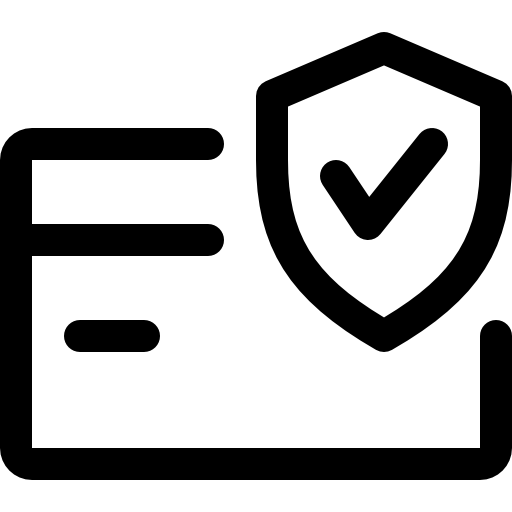 Ícone pagamentos seguros